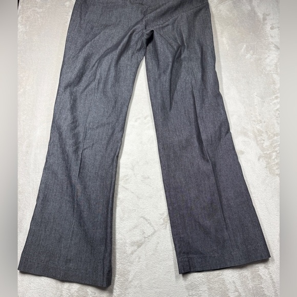 Sandro Sportswear Cotton Blend Stretch Jeans Wide Bootcut Leg Black Jeans Size 6 - Picture 12 of 14